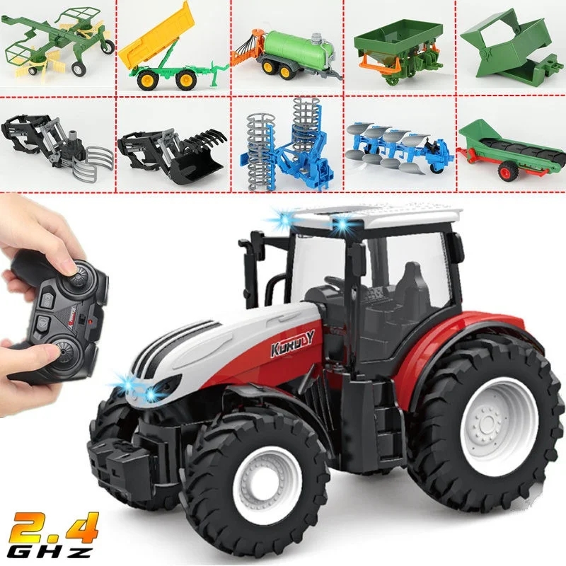 Kids Outdoor Vehicles - 1/24 2.4G RC Farmer Car Toys
