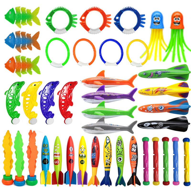 Kids Outdoor Activity Centre - Children Diving Toys Pool Accessories Colored