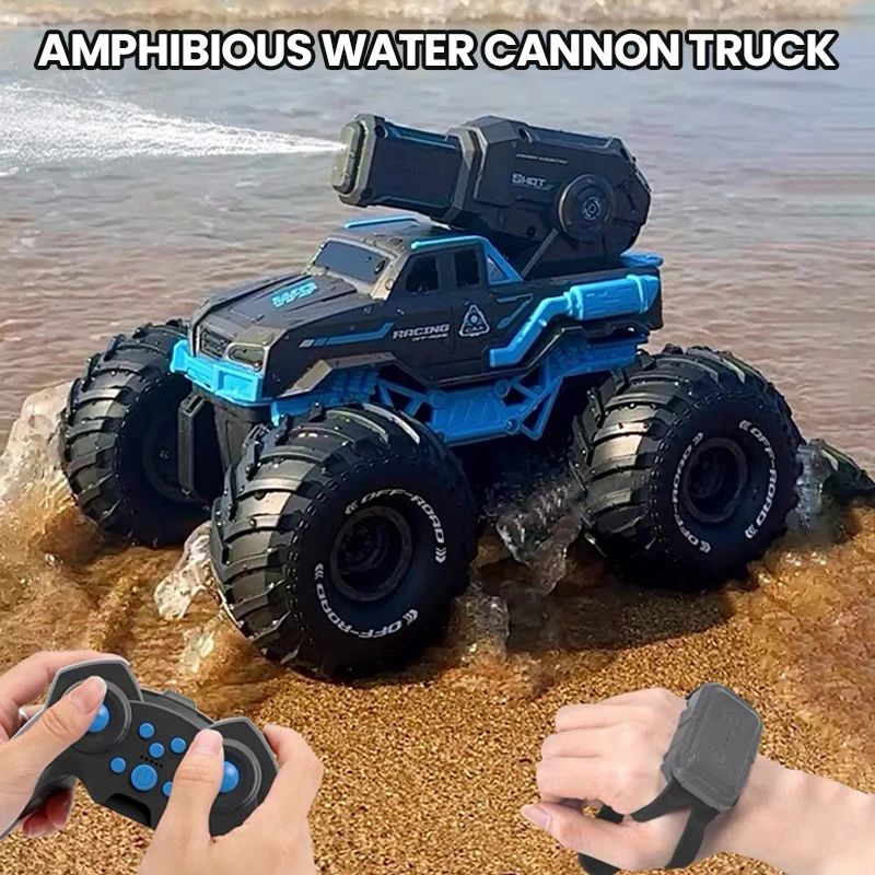 Kids Outdoor Vehicles - Amphibious Rc Car 2 Control Mode