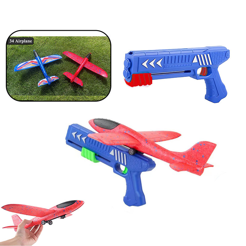 Kids Outdoor Xmas Gifts - HH Kids 24/34cm Foam Plane Launcher