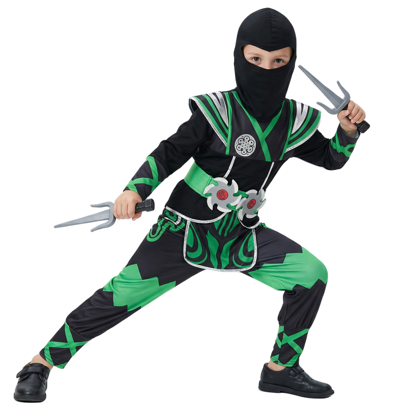 Kids Ninja Costume Boys Masked - Kids Outdoor Ninja Warrior Course recension och pris