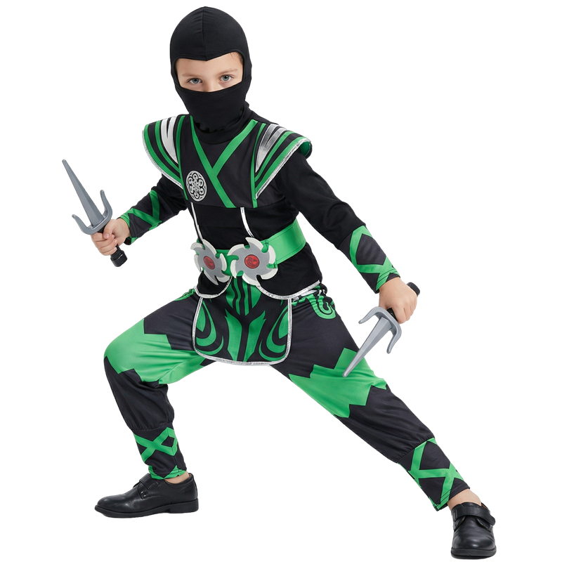Kids Ninja Costume Boys Masked - Kids Outdoor Ninja Warrior Course recension och pris