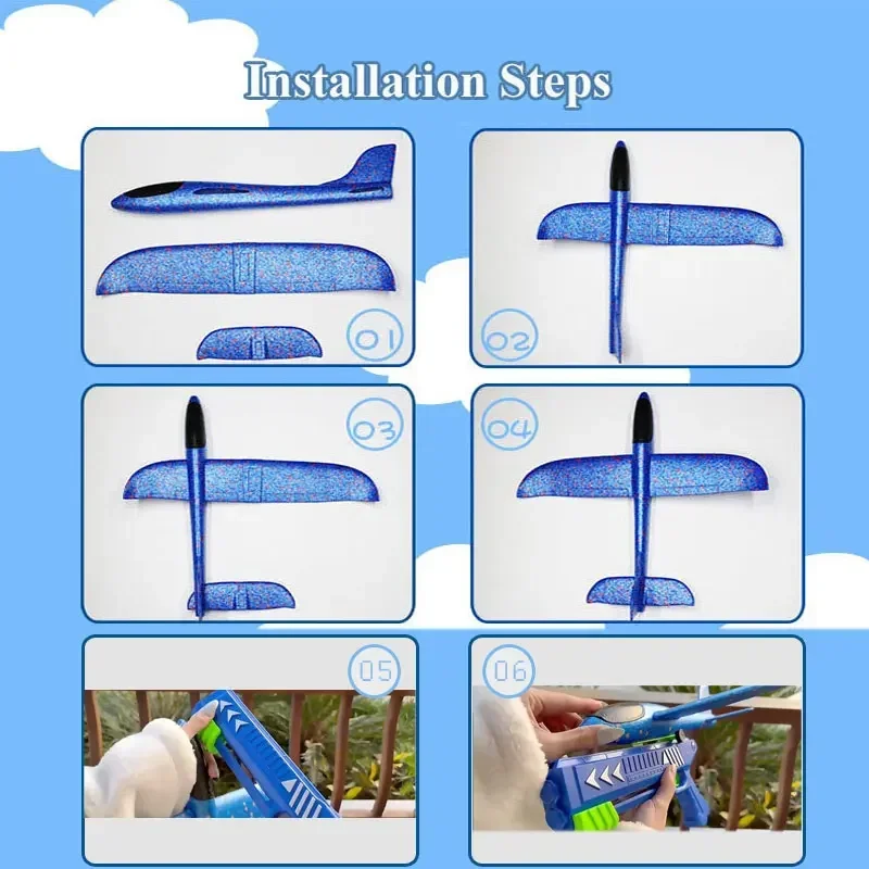 Kids 24/34cm Foam Plane Toy Gu - Kids Outdoor Xmas Gifts recension och pris