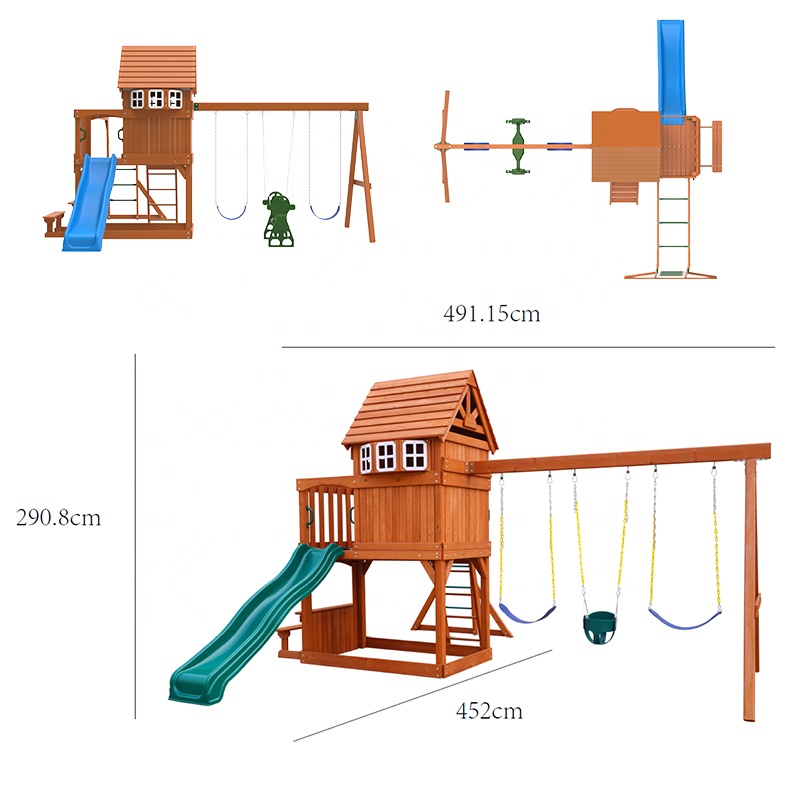 Large Outdoor Amusement Equipm - Kids Outdoor Monkey Bars recension och pris