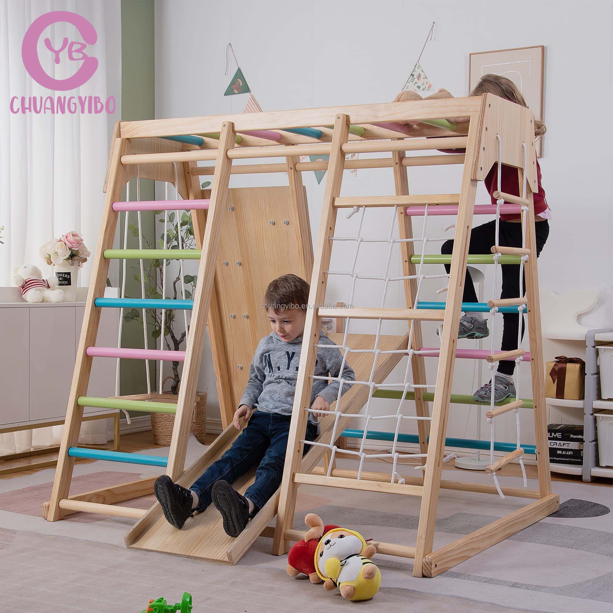 Climbing Walls Amusement Park  - Kids Outdoor Swing And Slide recension och pris