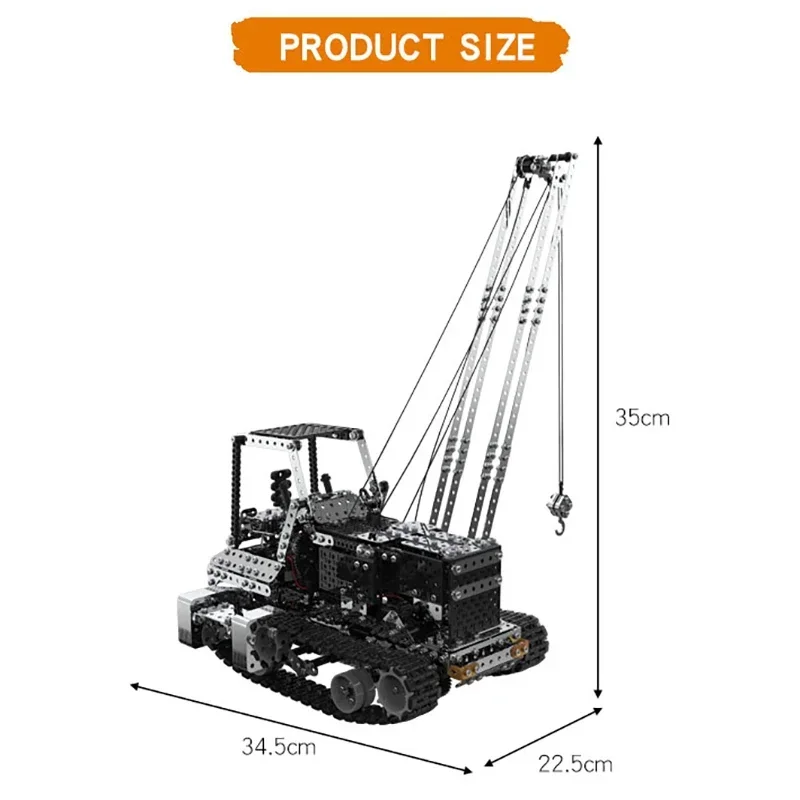 DIY Metal RC Crane Electric Ho - Kids Outdoor Vehicles recension och pris