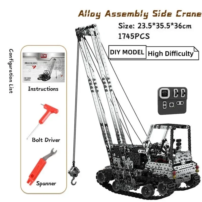 DIY Metal RC Crane Electric Ho - Kids Outdoor Vehicles recension och pris