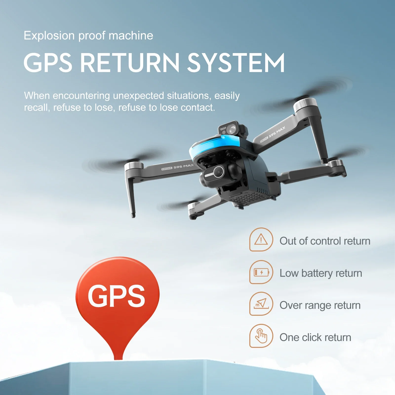 NEW S9S MAX MINI Drone 4K 2-Ax - Kids Outdoor Toy Storage recension och pris