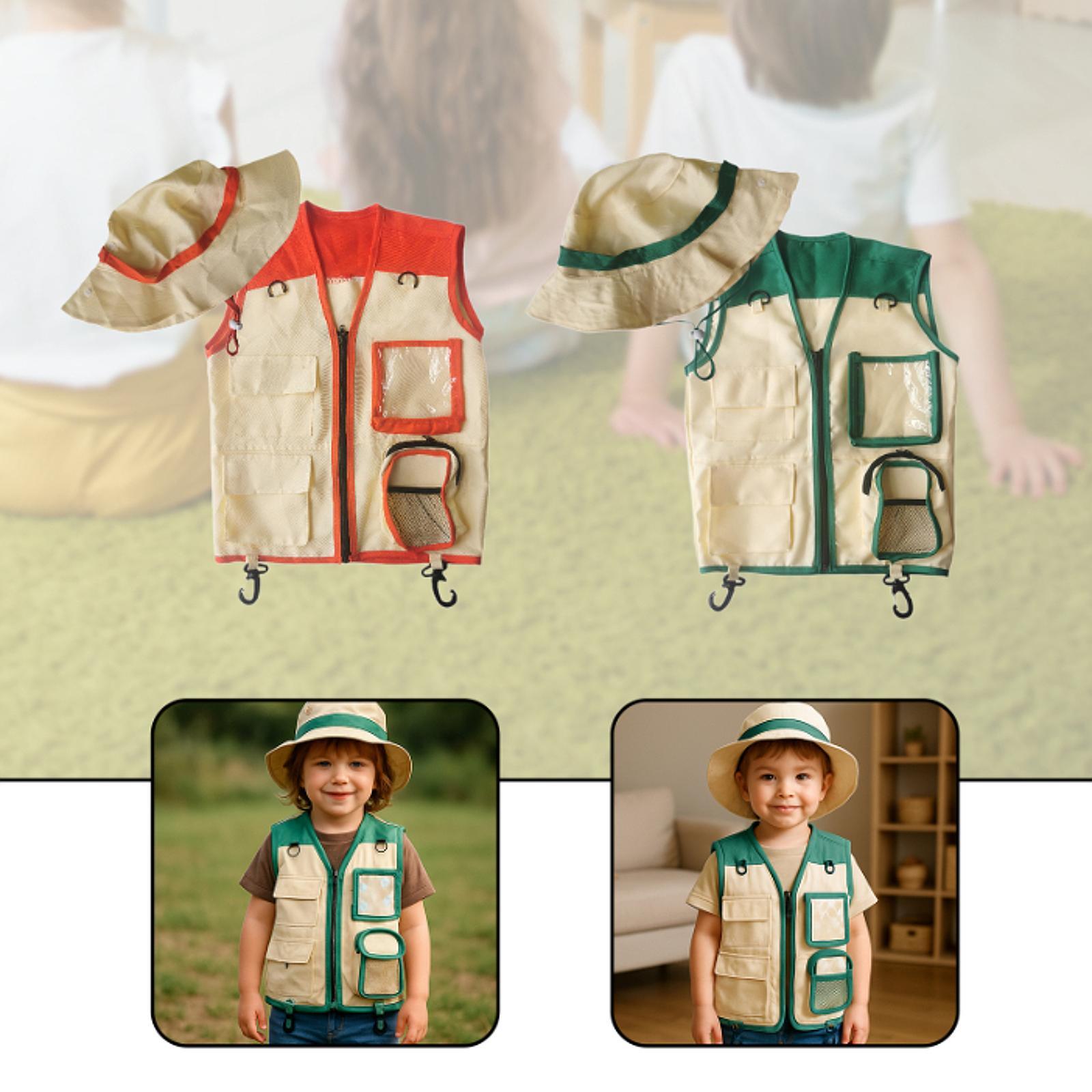 Kids Explorer Vest and Hat for - Kids Outdoor Zoo recension och pris