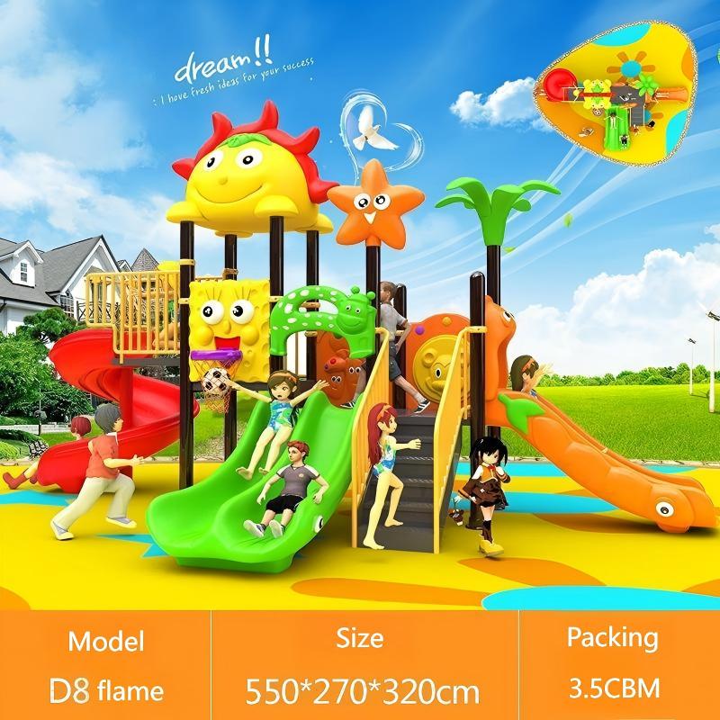 1-3 Years Steel & Plastic Swin - Kids Outdoor Swing And Slide recension och pris