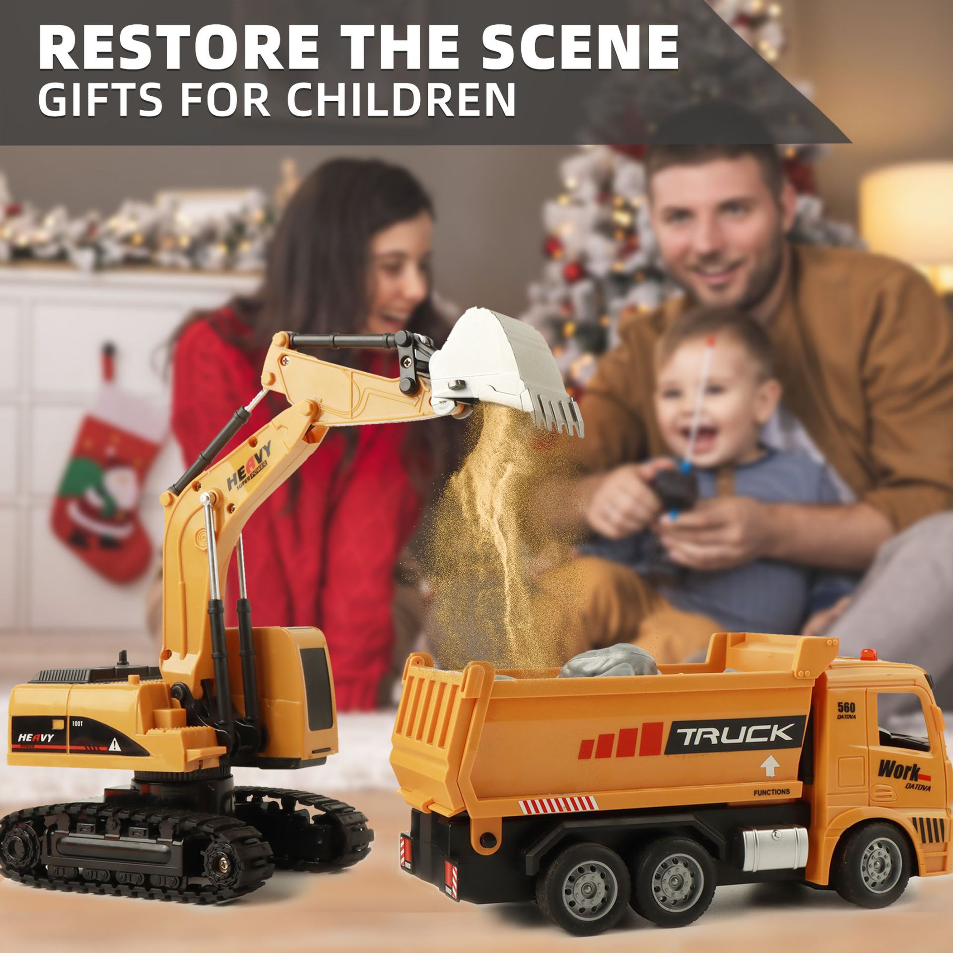 Alloy Remote Control Excavator - Kids Outdoor Vehicles recension och pris