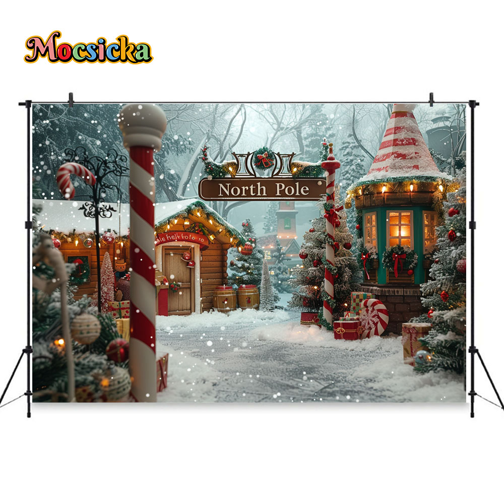 Christmas Photography Backgrou - Kids Outdoor Xmas Gifts recension och pris