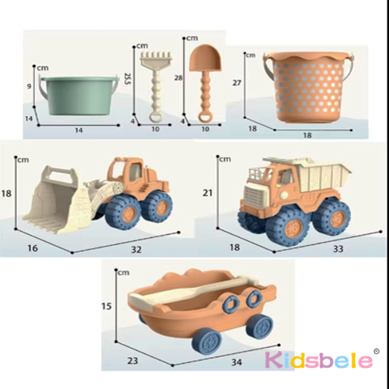 Beach Play Toys Children Porta - Kids Outdoor Toy Storage recension och pris