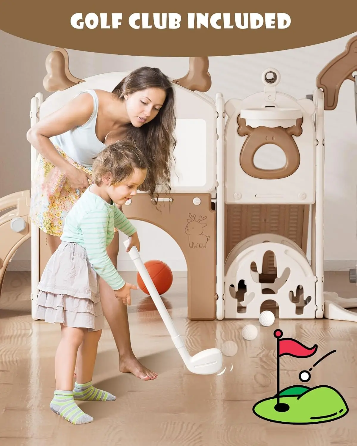 13-in-1 Toddler Slide and Swin - Kids Outdoor Swing And Slide recension och pris