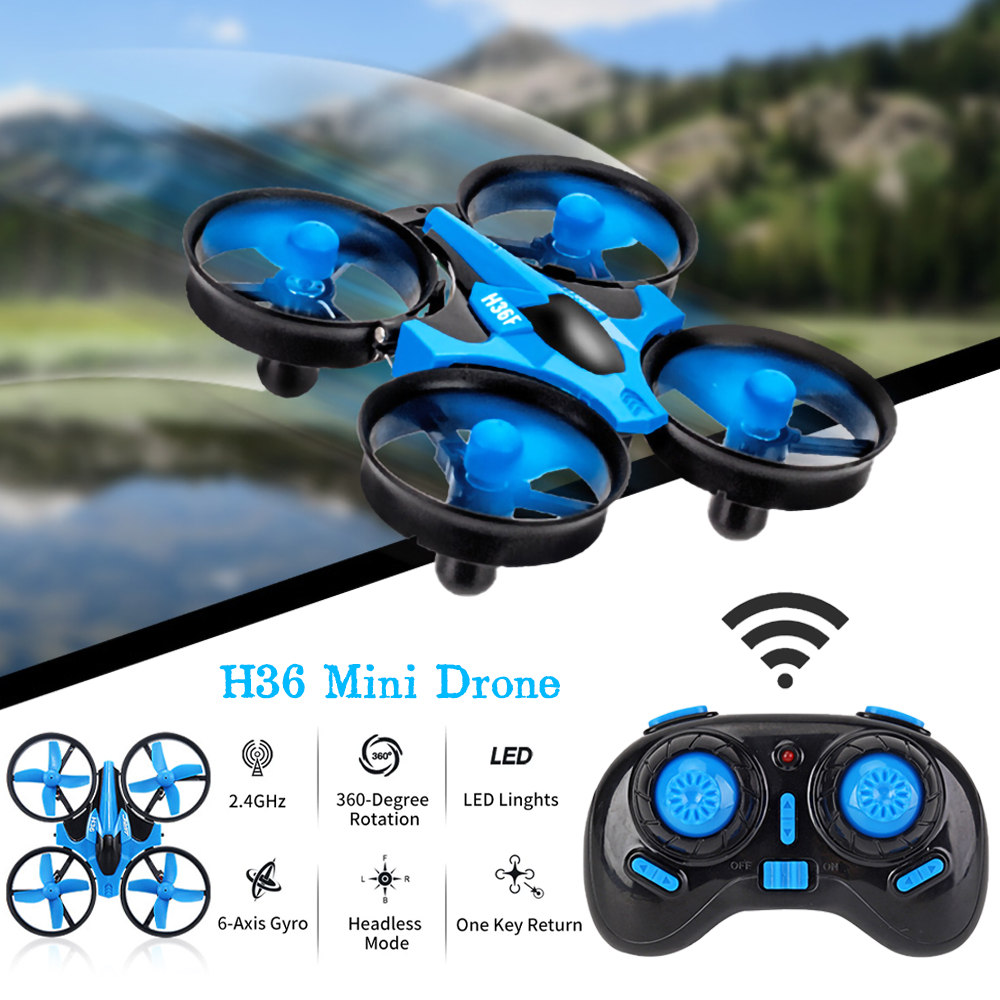 JJRC H36 Mini Rc Drone 4ch 6-A - Kids Outdoor Toy Storage recension och pris