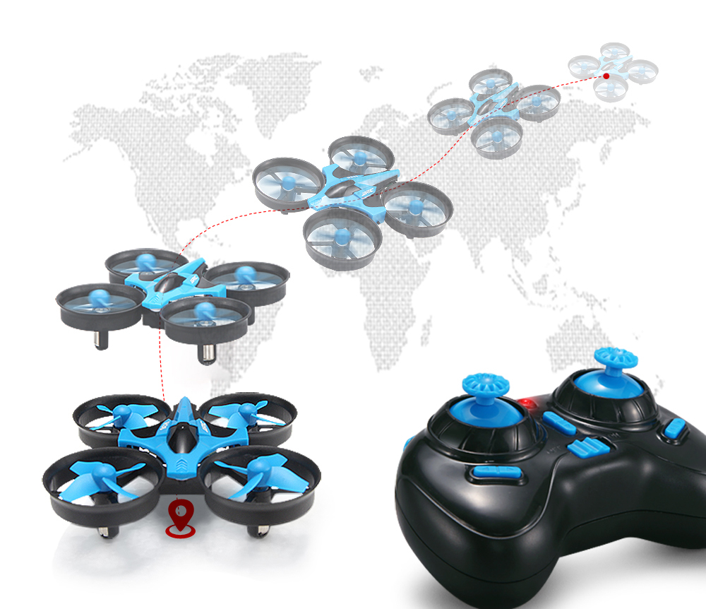 JJRC H36 Mini Rc Drone 4ch 6-A - Kids Outdoor Toy Storage recension och pris