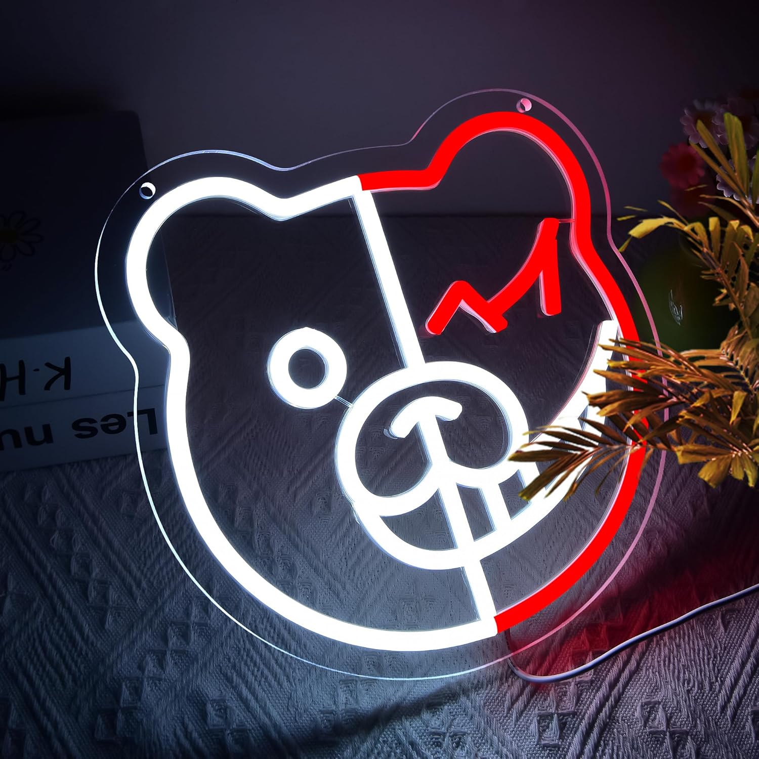 Bear Neon Sign Kids Room Decor - Kids Outdoor Zoo recension och pris