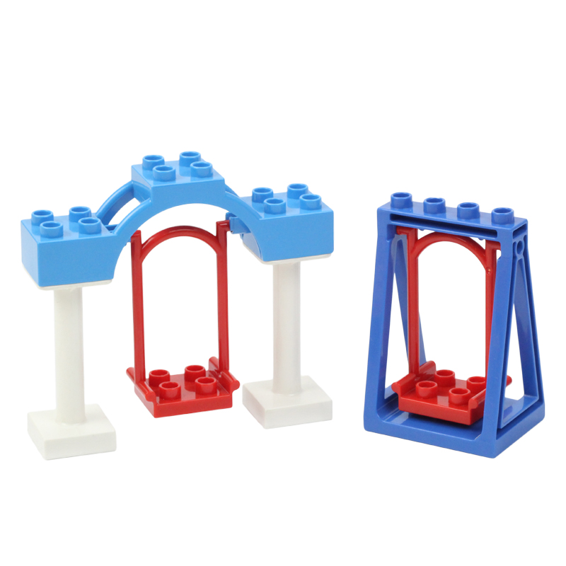 Big Building Blocks Playground - Kids Outdoor Swing And Slide recension och pris