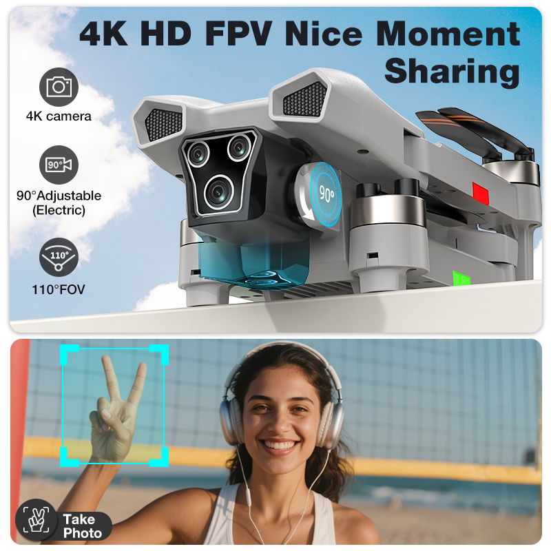 NEW Hot L017 Pro Drone Brushle - Kids Outdoor Toy Storage recension och pris