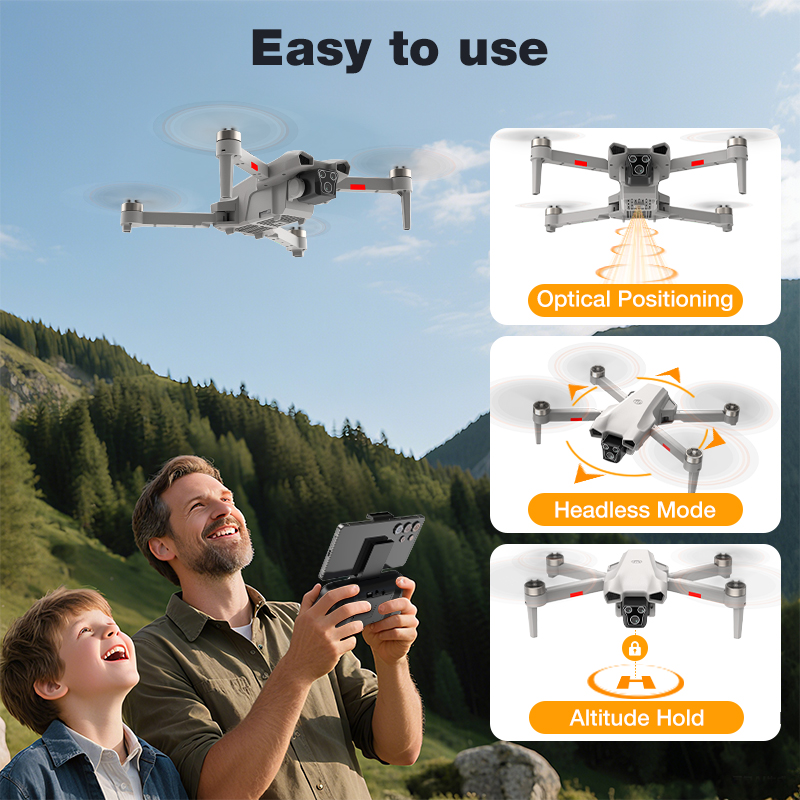 NEW Hot L017 Pro Drone Brushle - Kids Outdoor Toy Storage recension och pris