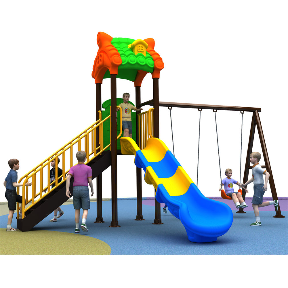 Hot Sale Children Outdoor Amus - Kids Outdoor Swing And Slide recension och pris