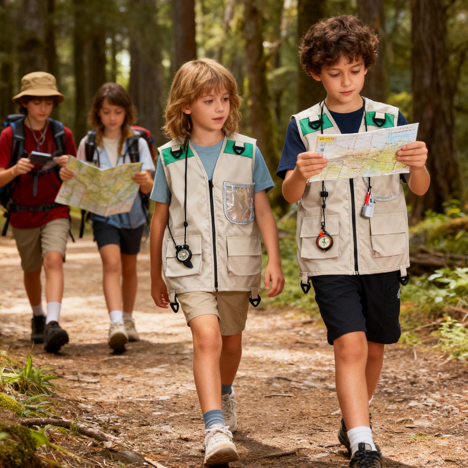 Kids Fishing Vest Sleeveless C - Kids Outdoor Zoo recension och pris