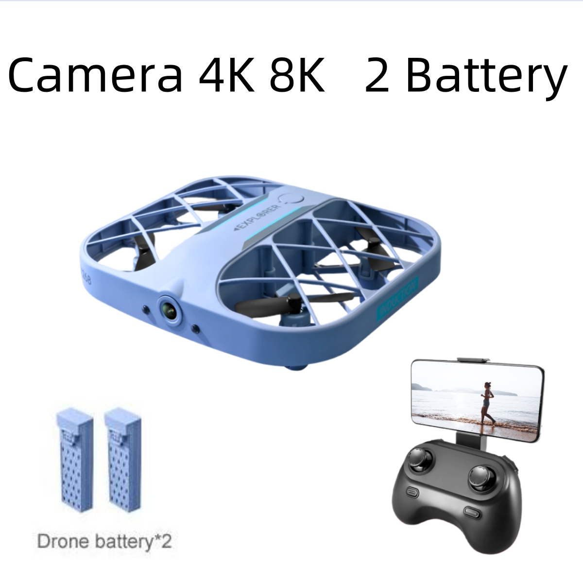 JJRC H107 FPV RC Drone with 2  - Kids Outdoor Toy Storage recension och pris